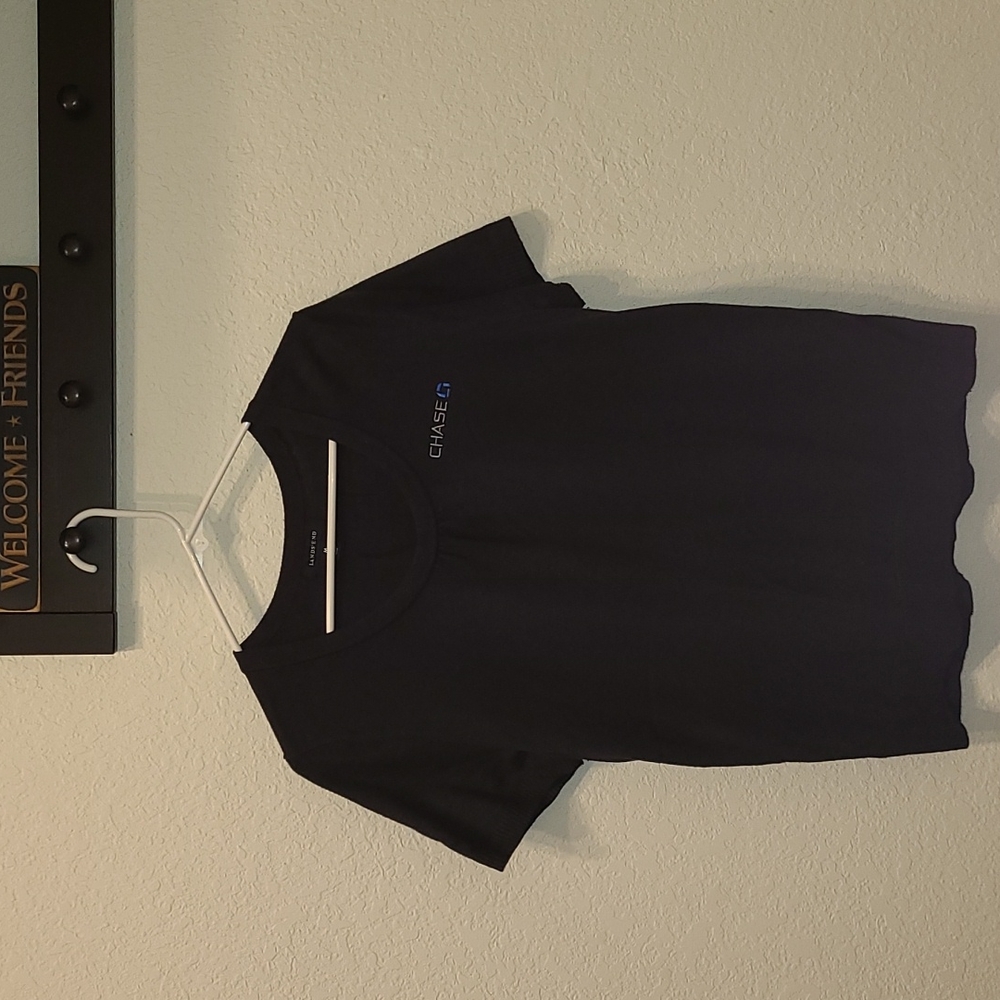 Chase Bank Lands' End short sleeve sweater